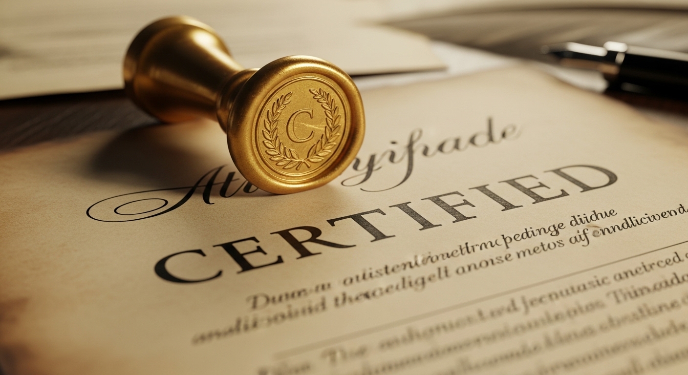 certificat